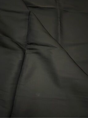 Silk Crepe fabric in Black - 2.1 yards - 54” width